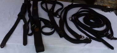 Oddments of heavy horse harness