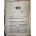 Large quantity of original patents with diagrams relating to harness and carriages.