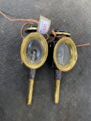 Pair of lamps. This lot carries VAT