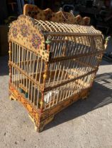 Decorated bird cage