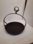 10.5" cast iron frying pan