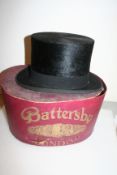 Silk top hat size 7