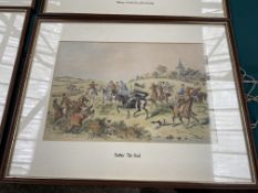 Set of 8 humorous hunting prints