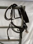 Shire riding bridle. This lot carries VAT
