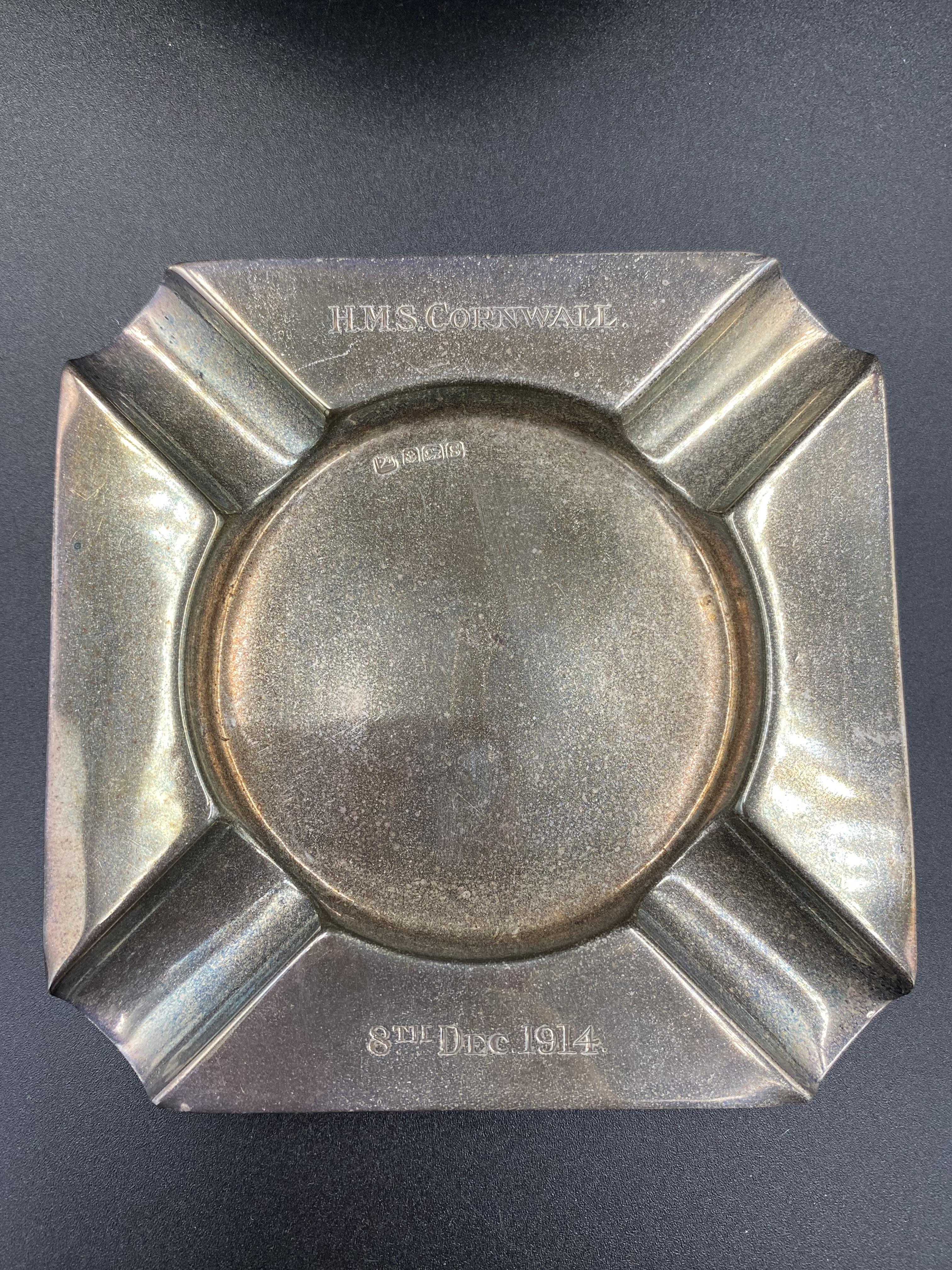 Hallmarked silver dish on pedestal base - Image 2 of 5