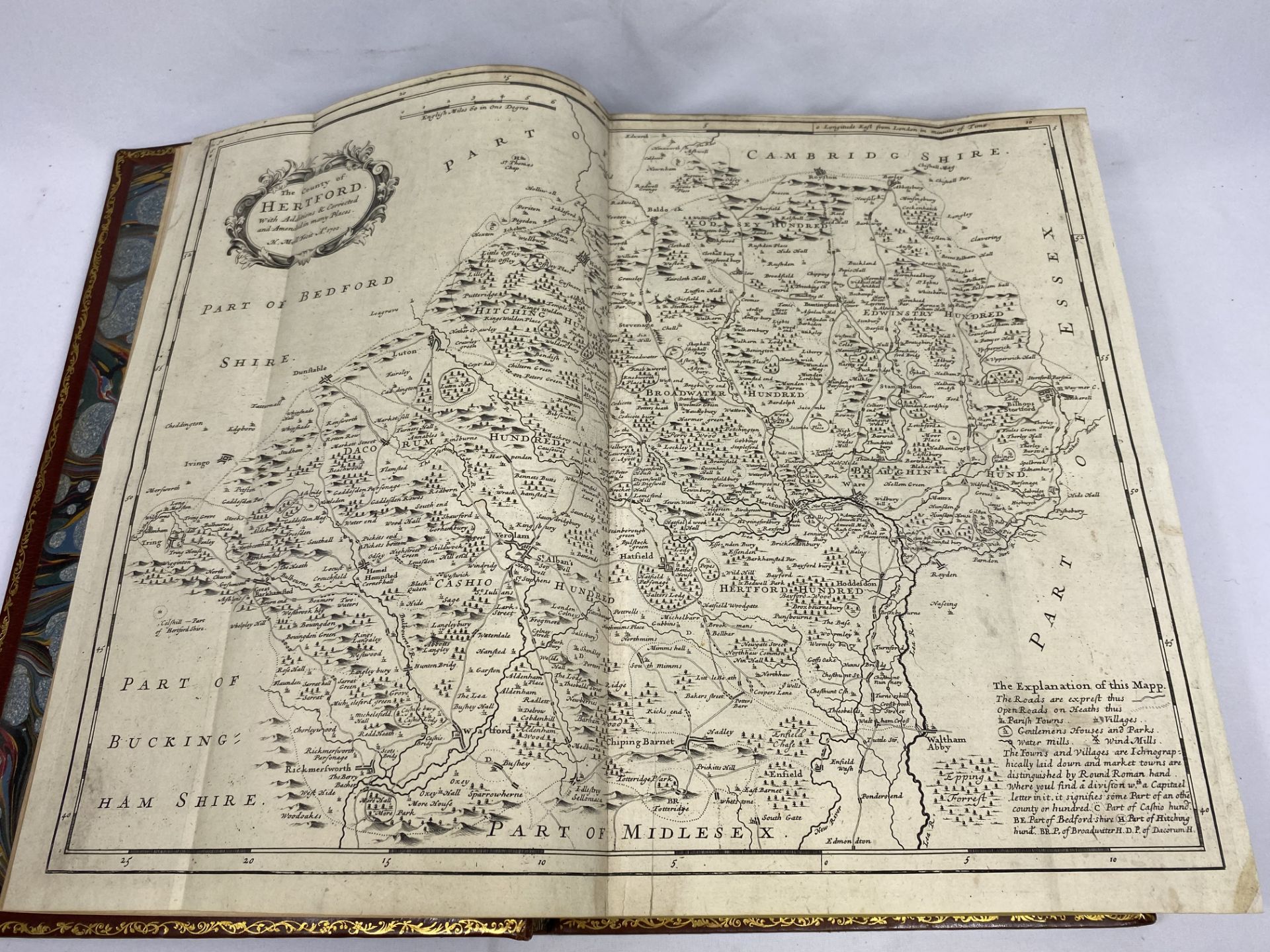 The Historical Antiquities of Hertfordshire, by Sir Henry Chauncy, 1700 - Image 7 of 9