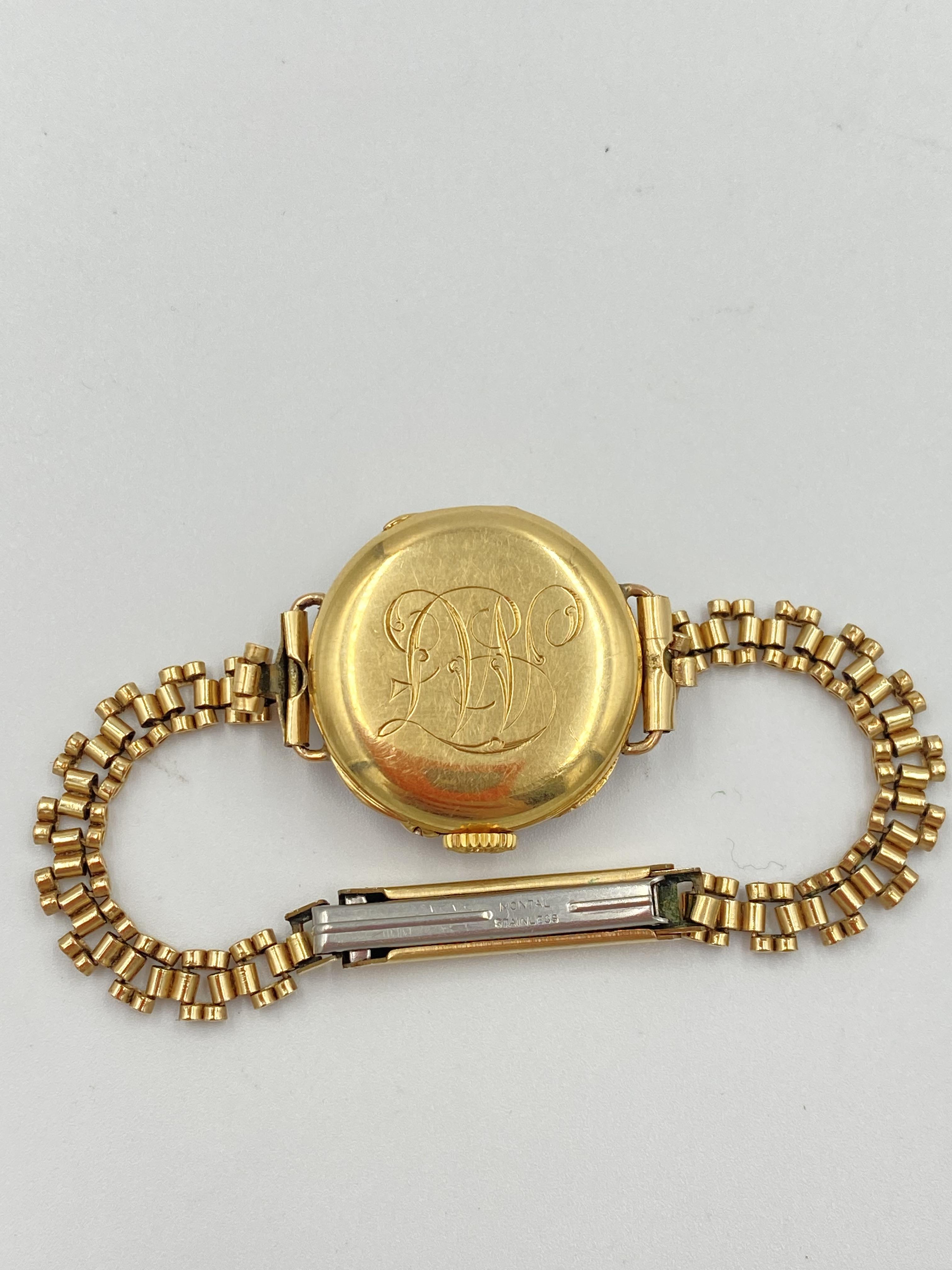 Ladies cocktail watch in 18ct gold case - Image 3 of 4