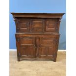 18th century oak court cupboard