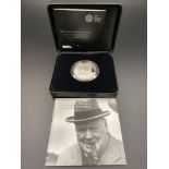 Royal Mint 50th Anniversary of the Death of Winston Churchill 2015 £5 silver proof coin