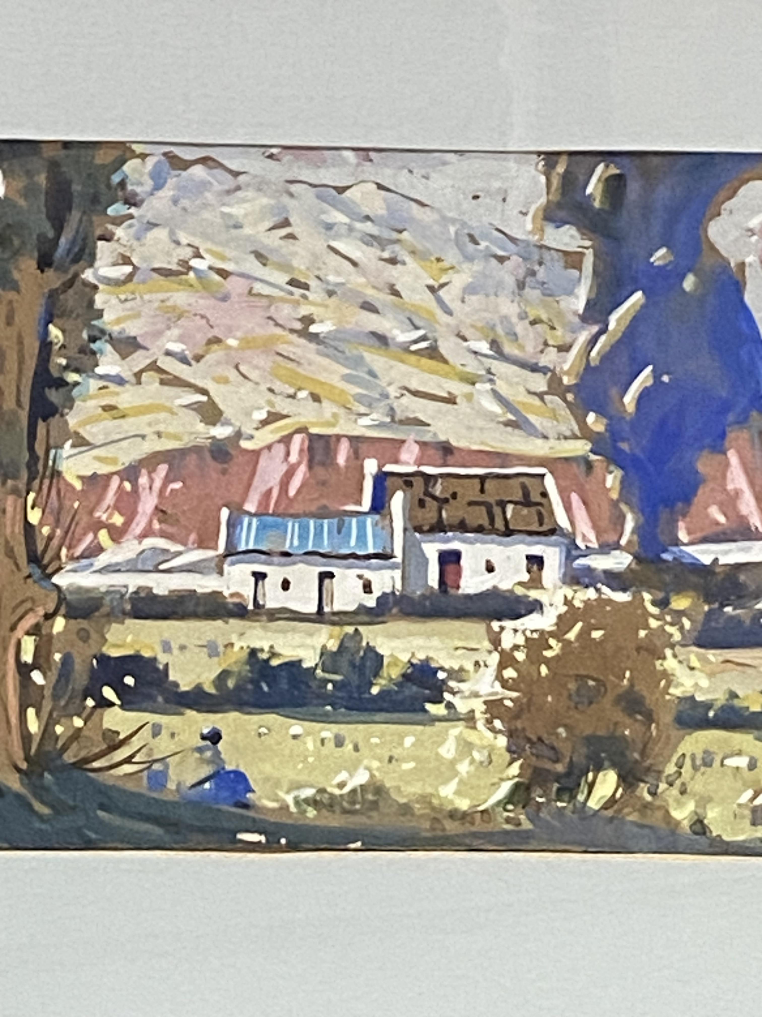 Sydney Carter (South African 1874-1945), framed and glazed watercolour of a house in Africa - Image 3 of 4