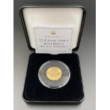 Jubilee Mint 22ct gold sovereign 'Gillick Portrait'
