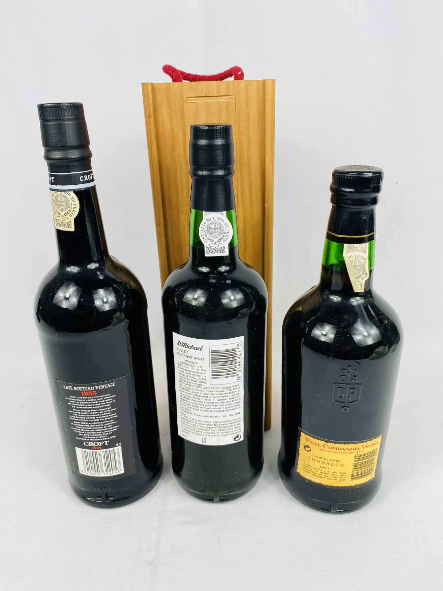 Bottle of Finest Reserve port and two other bottles of port - Image 2 of 2