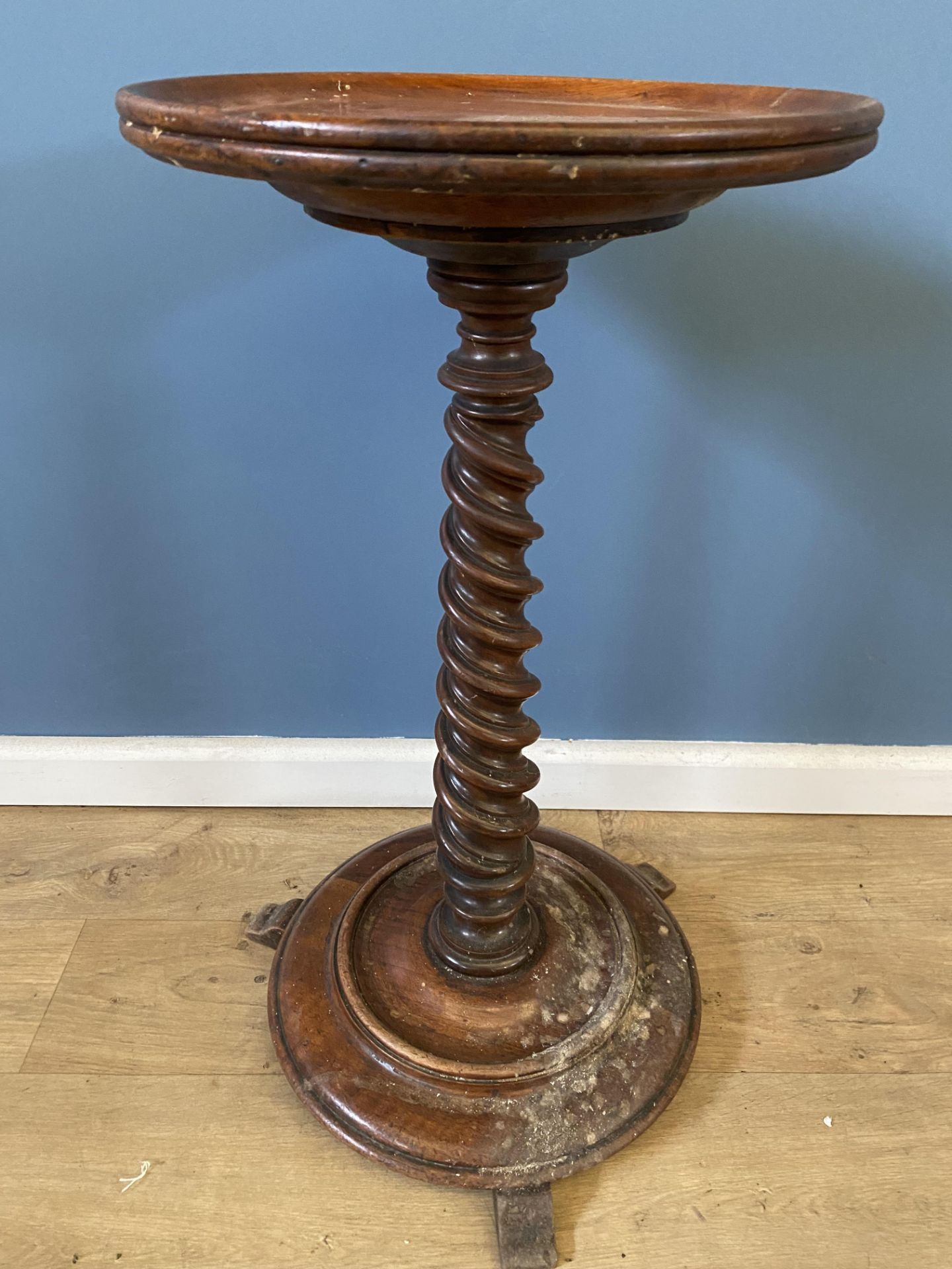 Victorian mahogany torchere