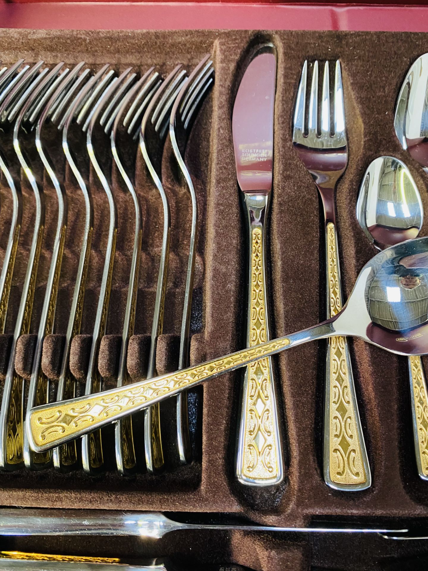 Two sets of Solingen twelve place cutlery. - Image 4 of 7