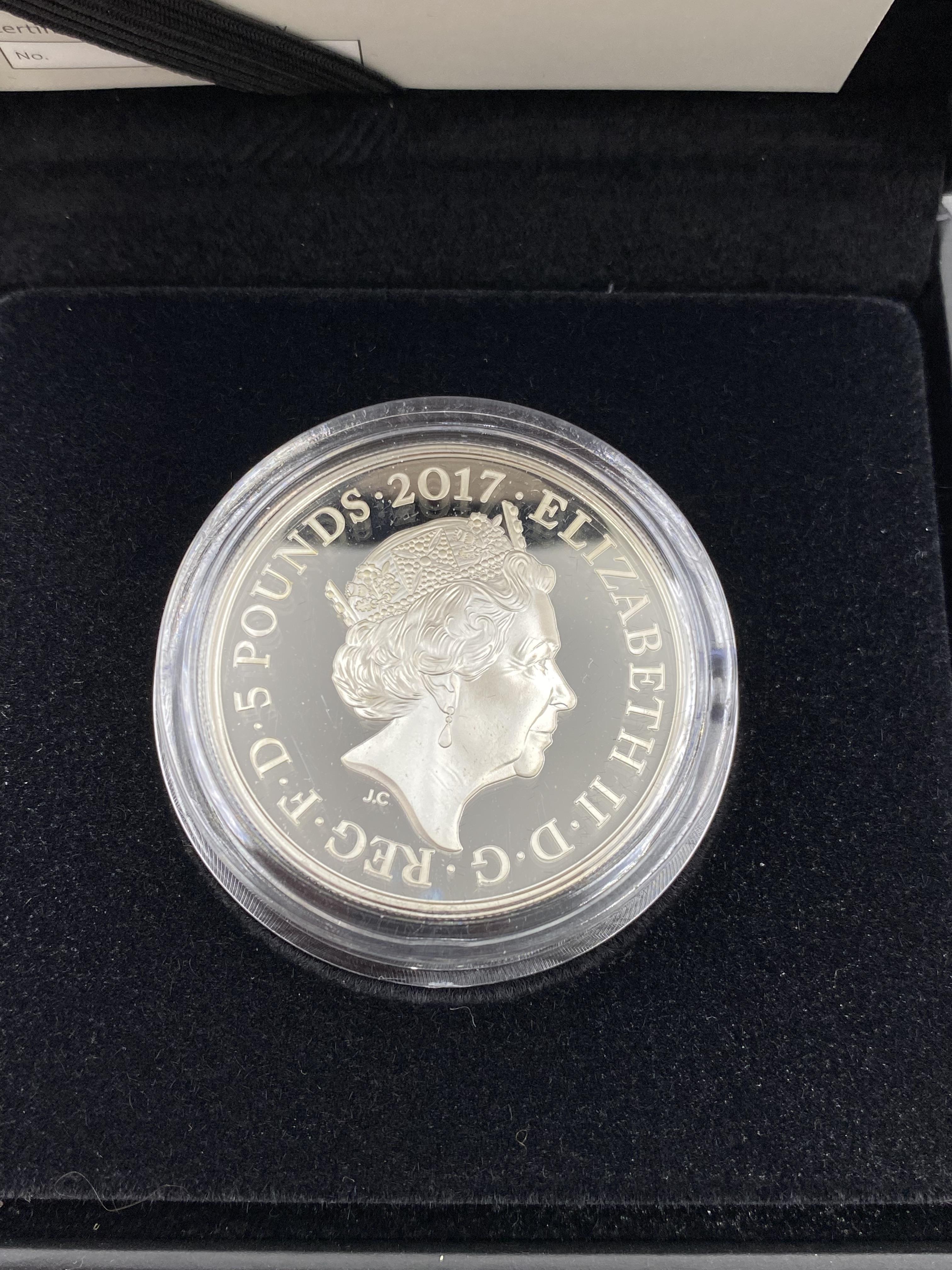 Royal Mint Remembrance Day 2017 £5 silver proof coin - Image 4 of 5