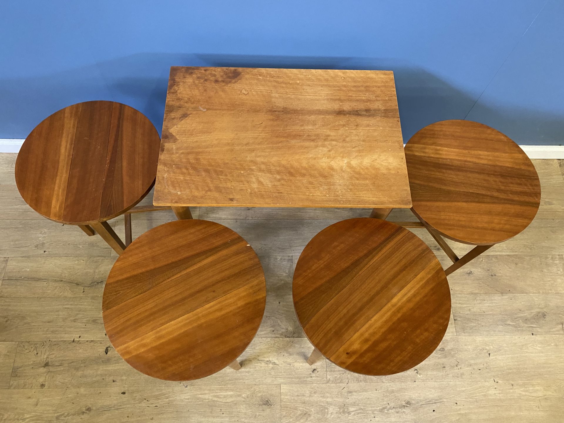 Danish teak nest of tables - Image 4 of 5