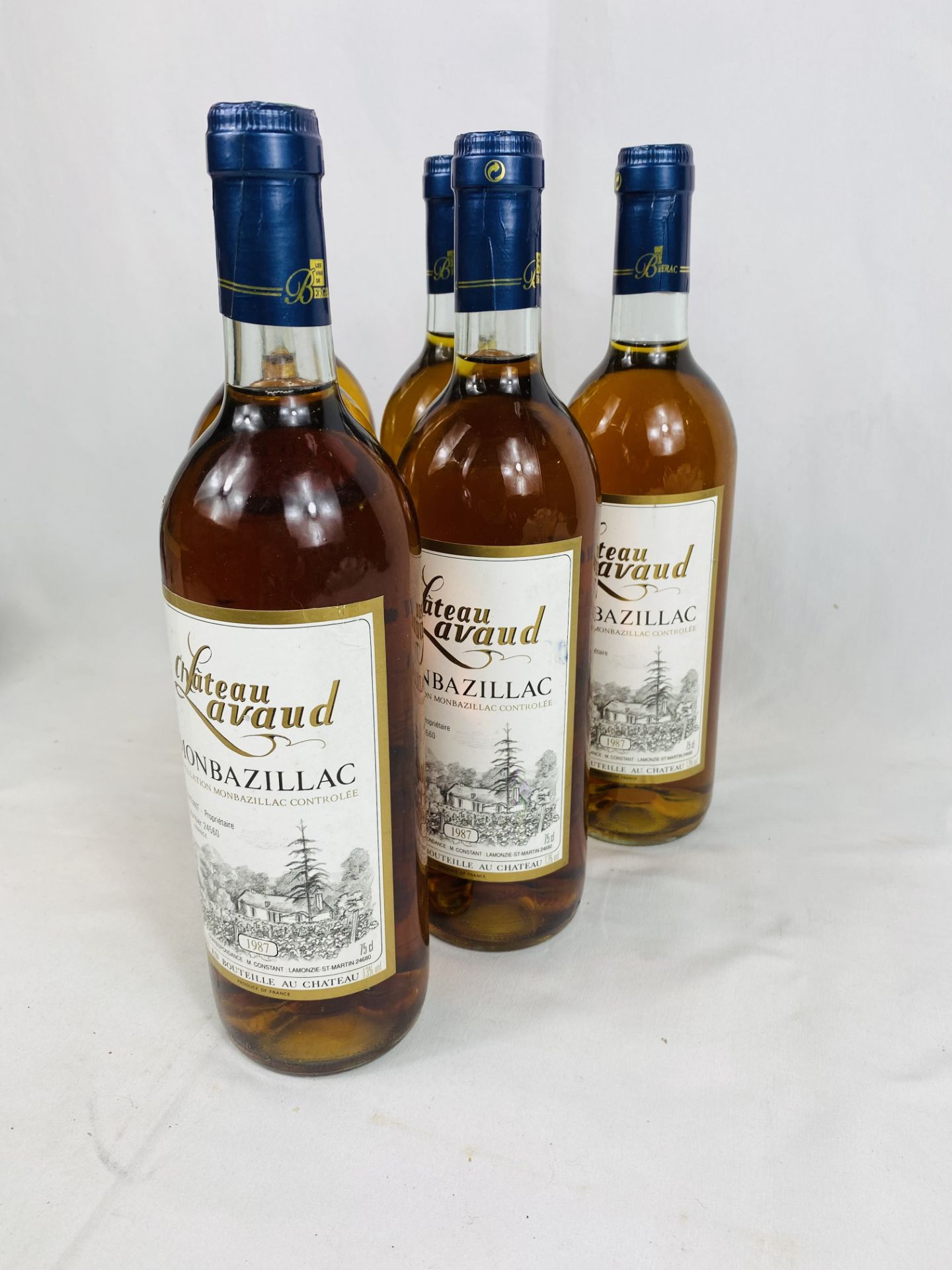 Six 75cl bottles of Monbazillac Château Lavaud, 1987 - Image 2 of 4