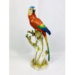 Meissen model of a parrot