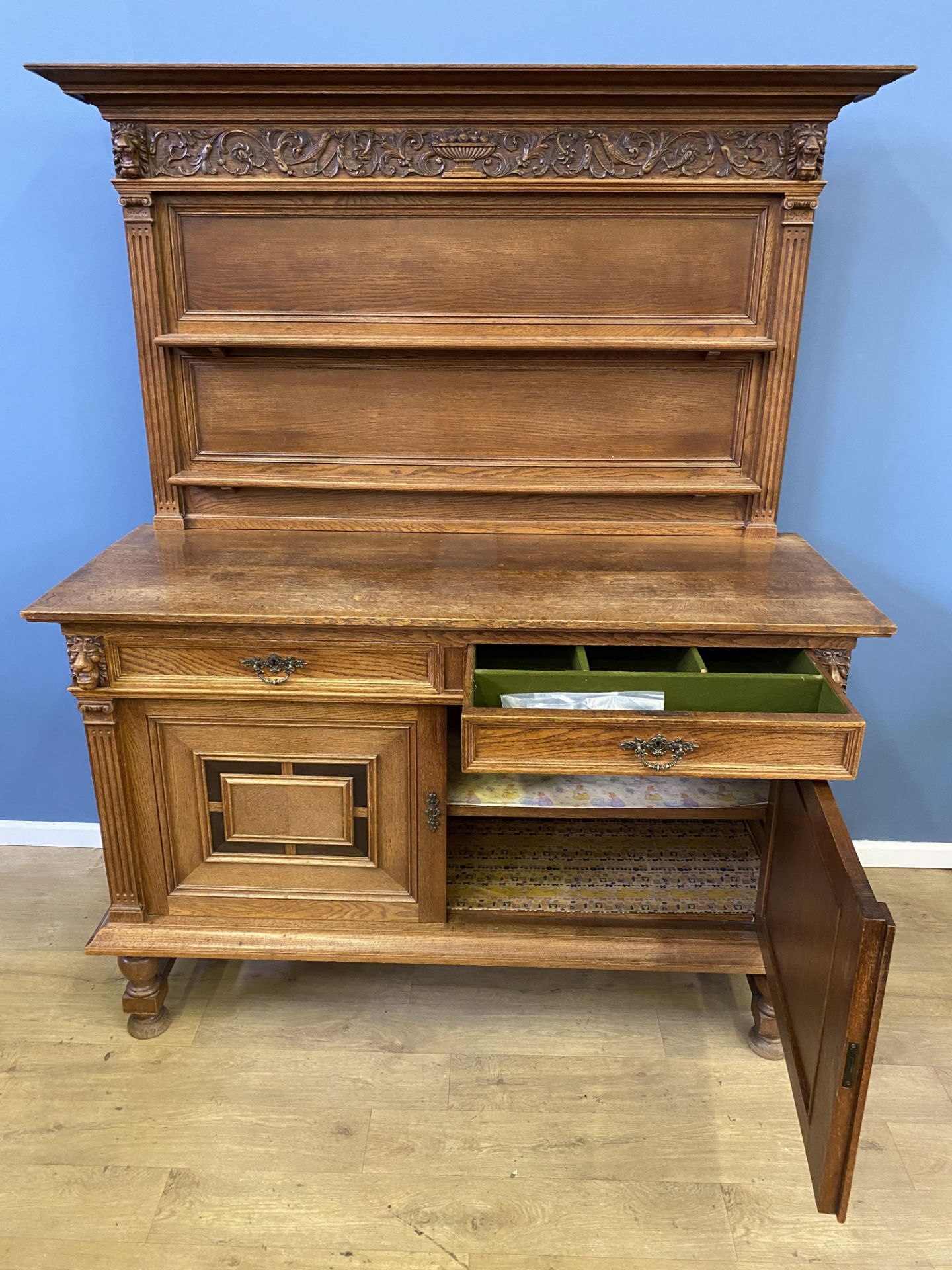 Dutch oak dresser - Image 3 of 6