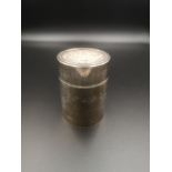 Queen's silver jubilee silver lidded pot