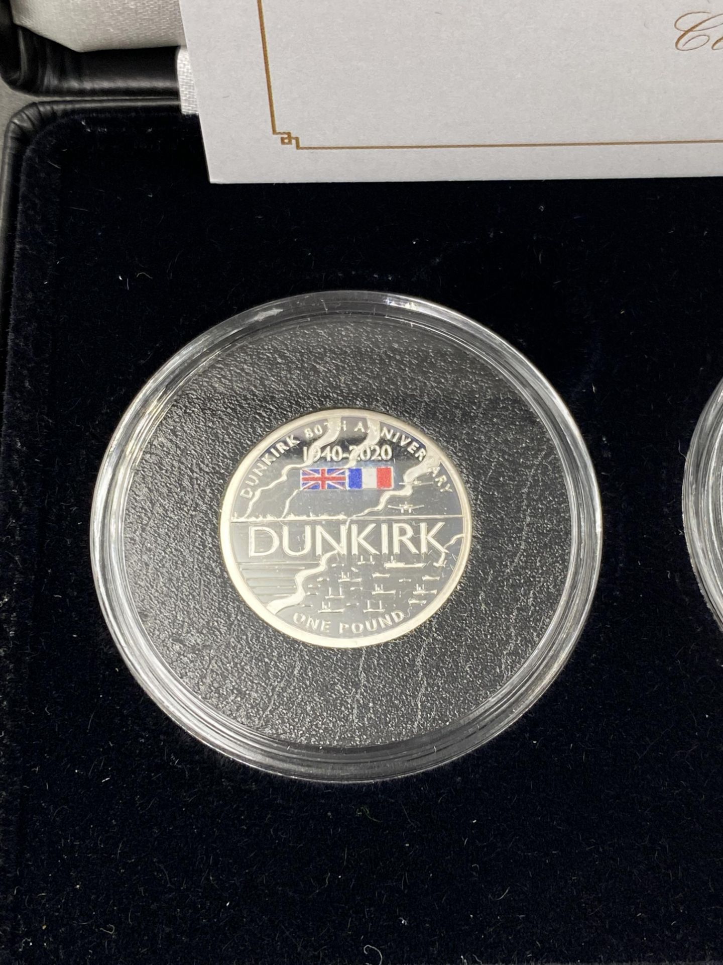 Jubilee mint 80th Anniversary of Dunkirk silver proof coin collection - Image 2 of 5