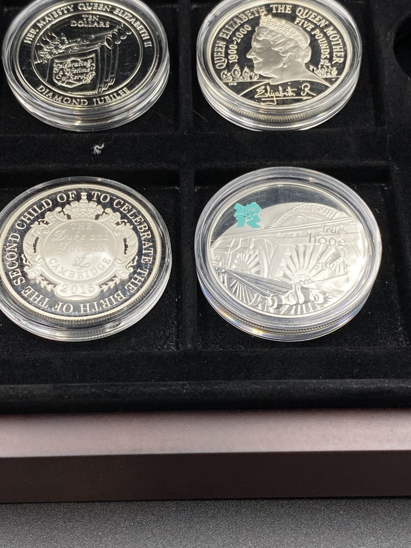 Twelve commemorative silver coins. - Image 4 of 6
