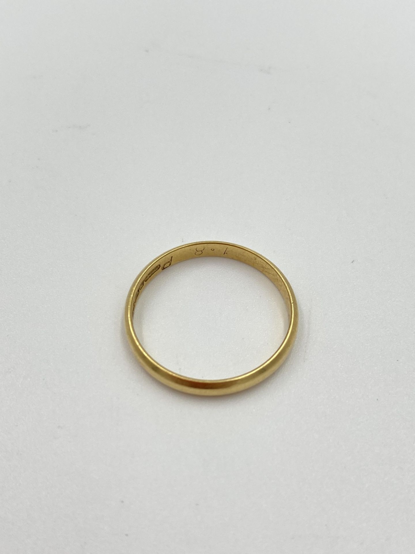 18ct gold band - Image 3 of 3