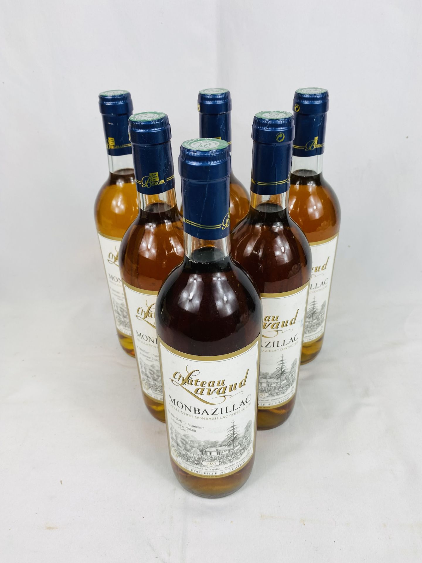 Six 75cl bottles of Monbazillac Château Lavaud, 1987 - Image 2 of 5