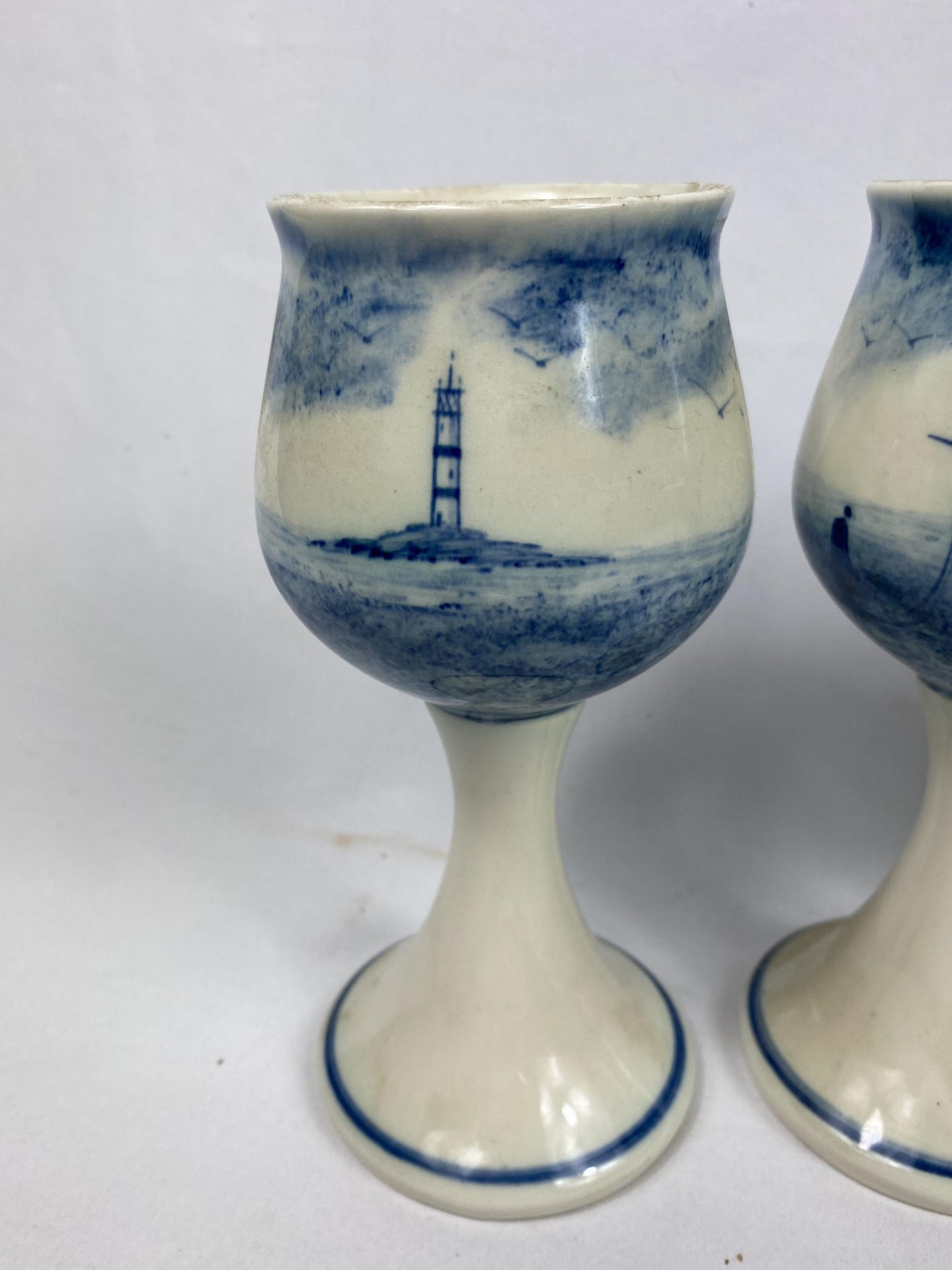 Six Iden Pottery goblets - Image 5 of 6