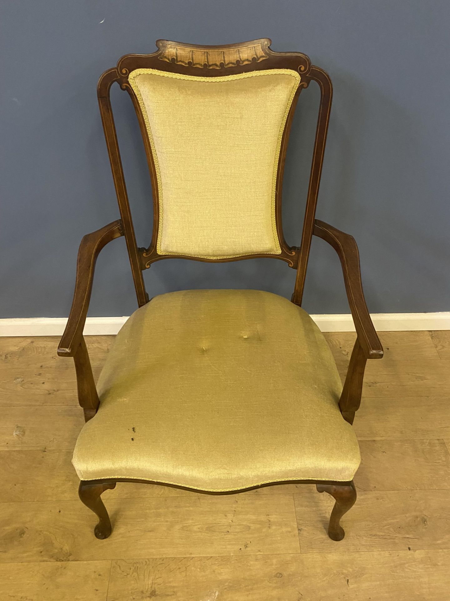 Six mahogany splat back dining chairs - Image 6 of 7