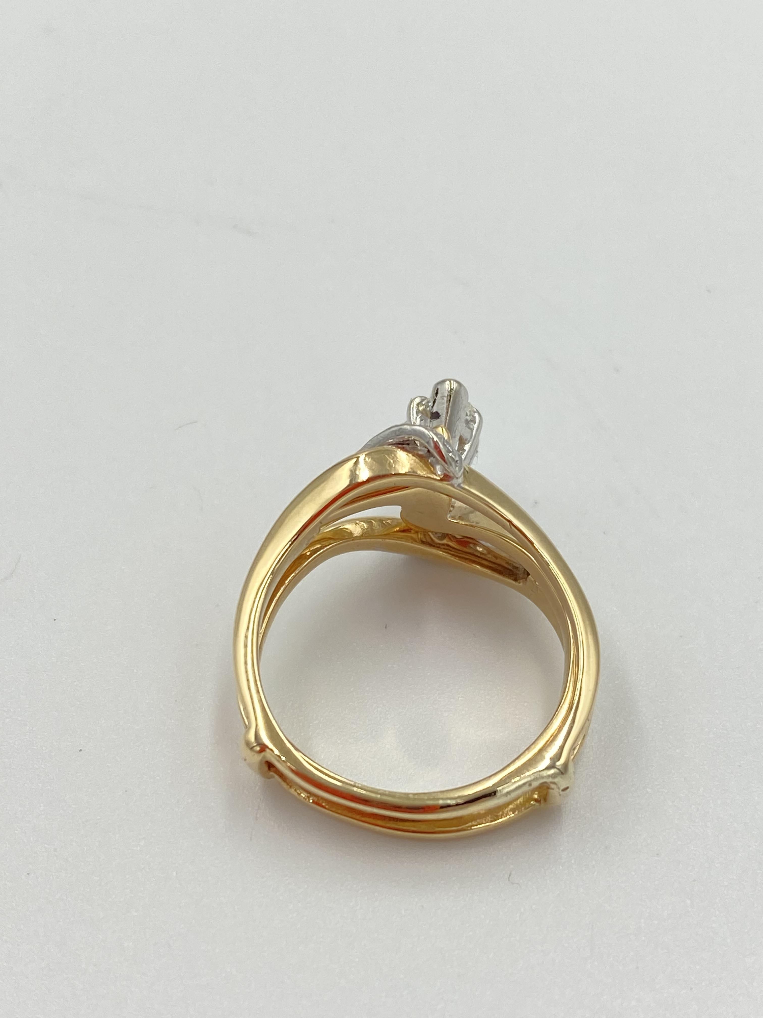 14ct gold and diamond ring - Image 4 of 6