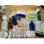 Quantity of Victorian and later glass bottles