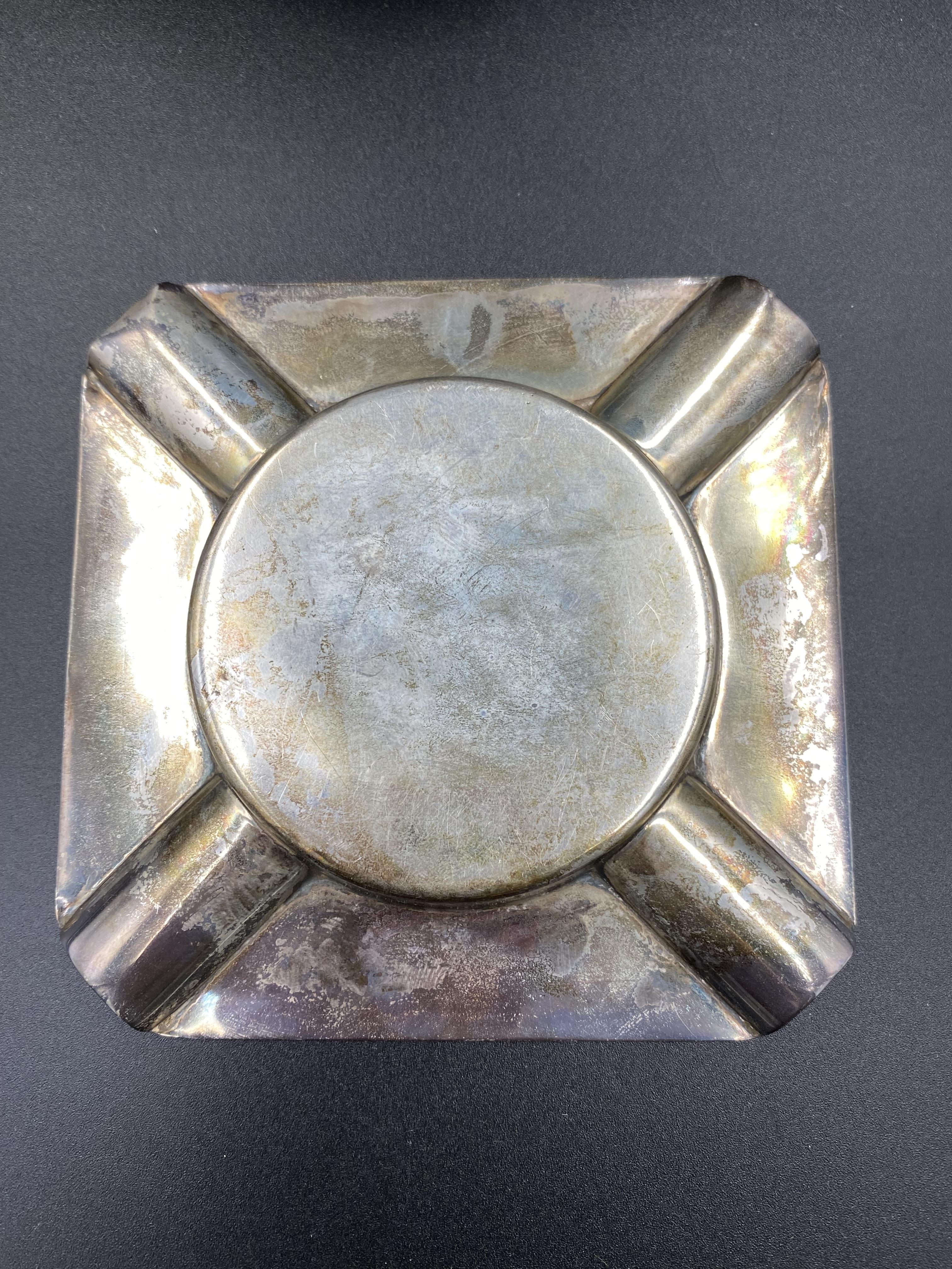 Hallmarked silver dish on pedestal base - Image 3 of 5