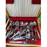 Two, six place sets of cutlery