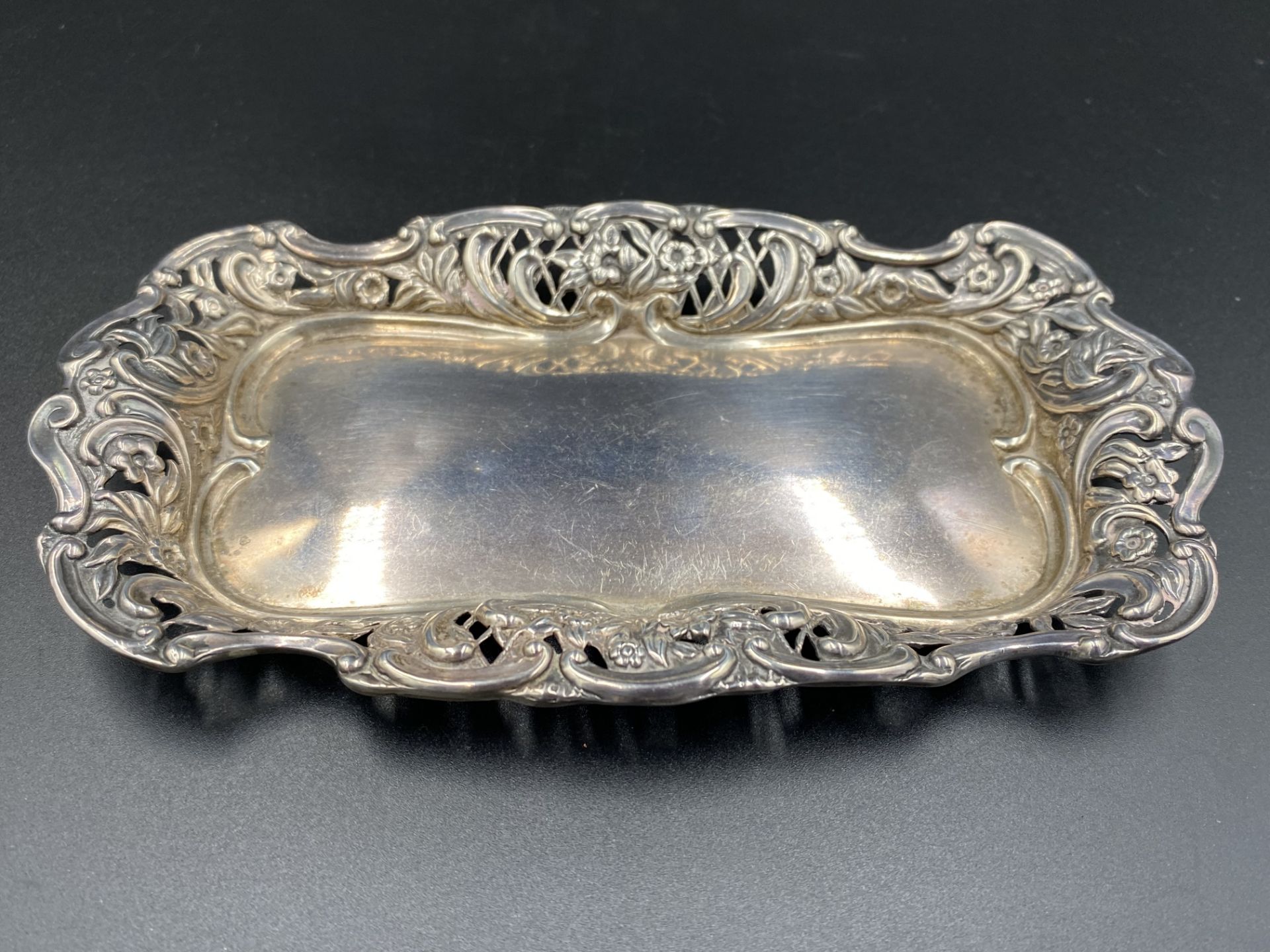 Silver pin tray