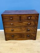 Mahogany chest of drawers