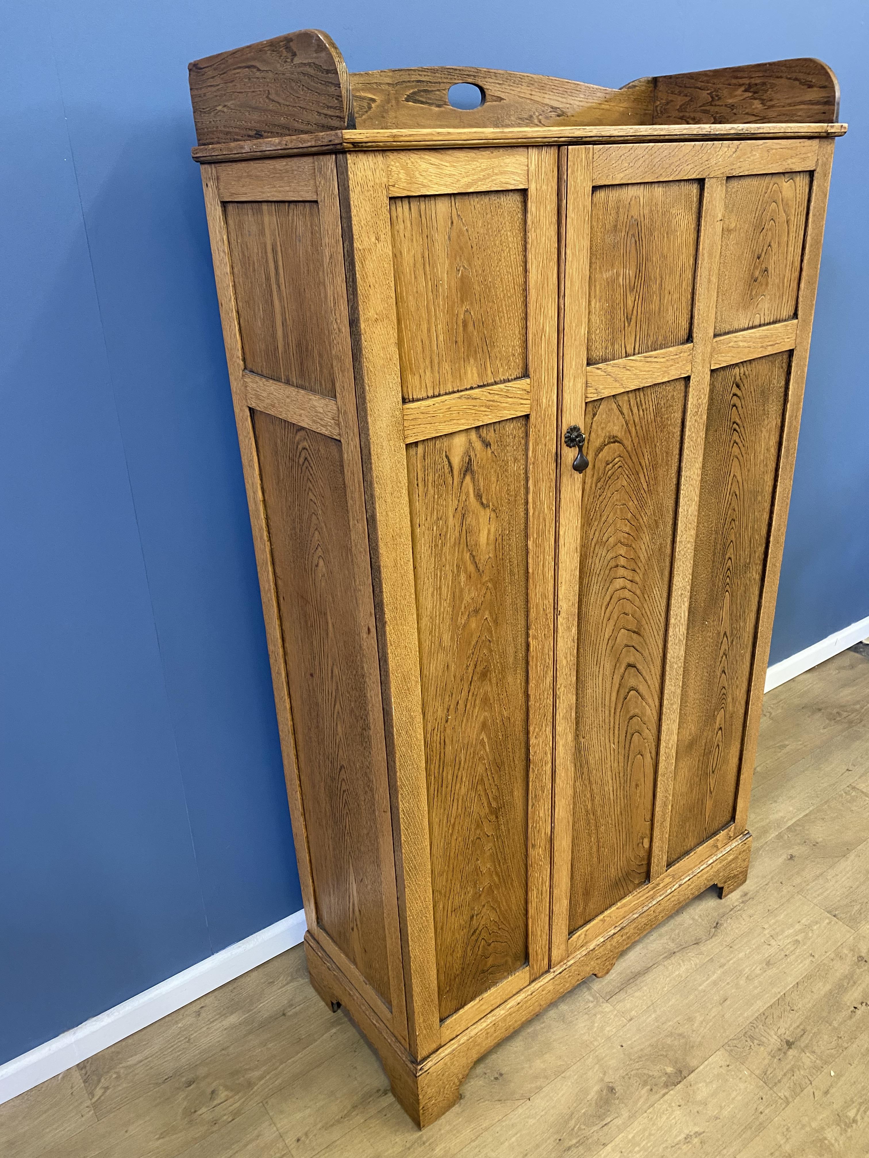 Oak veneer childs wardrobe - Image 3 of 5