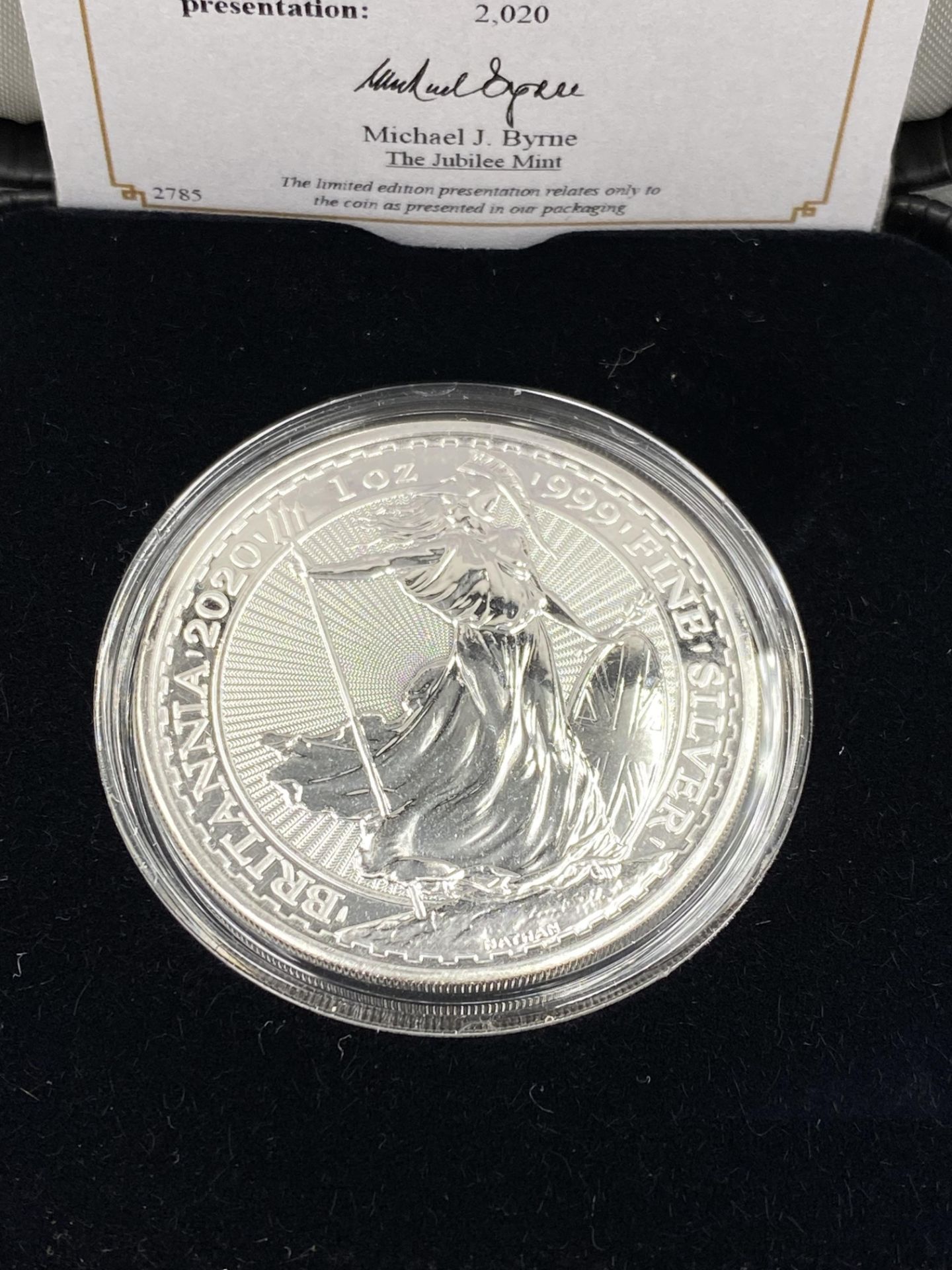Jubilee Mint 2020 UK silver Britannia - Image 2 of 4