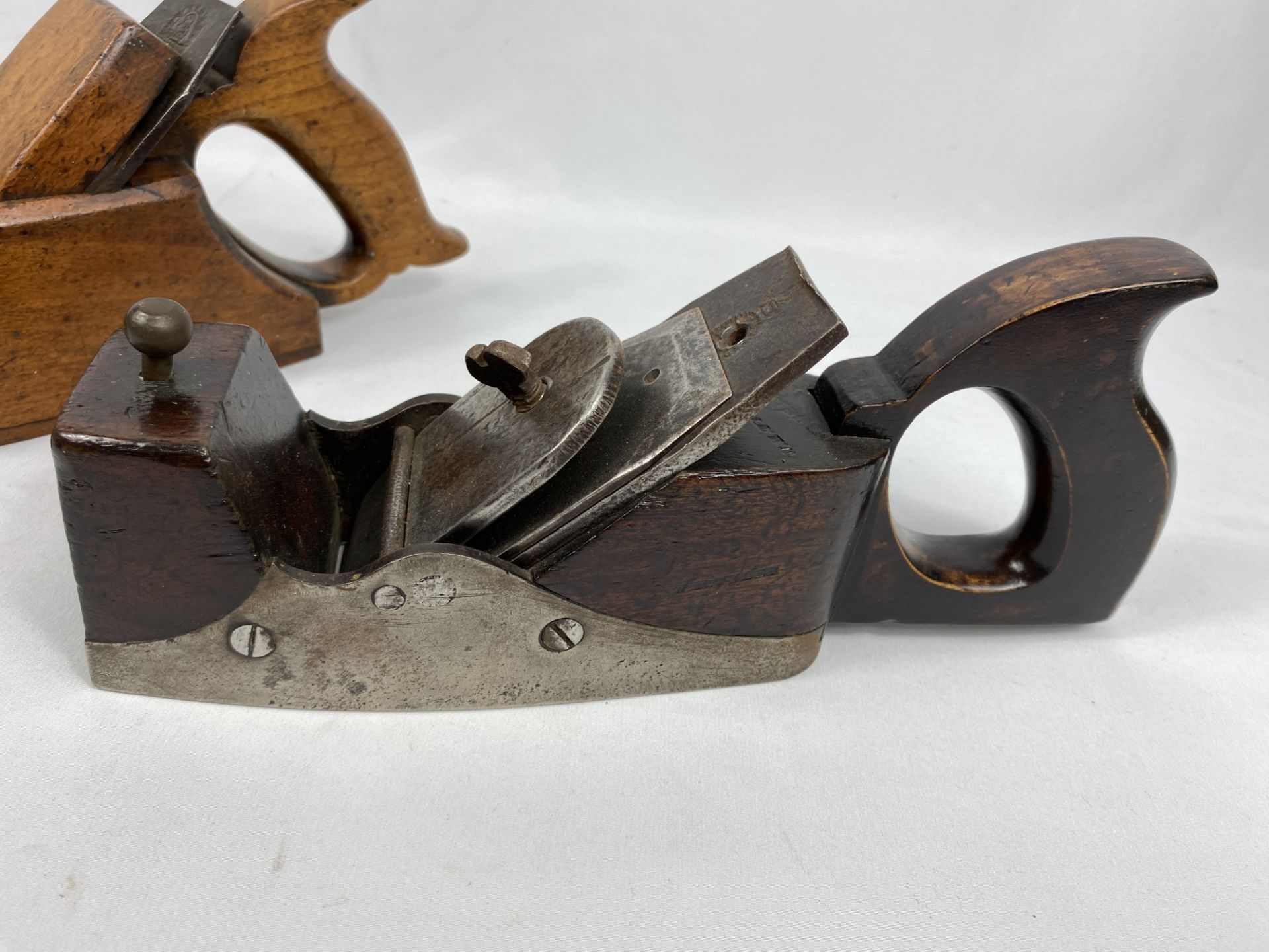 Two wood planes, marked W.M. Tyler - Image 3 of 6