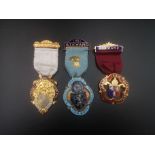 Three masonic medals