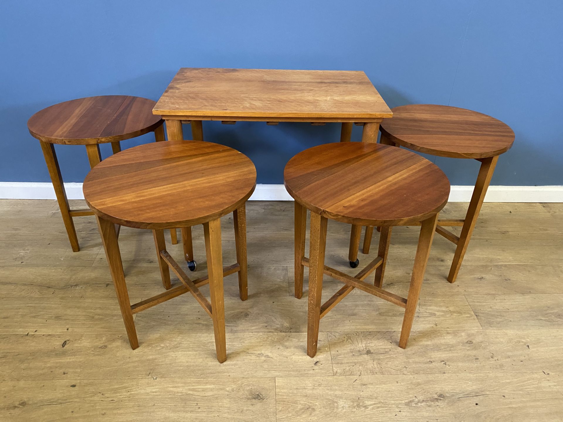 Danish teak nest of tables - Image 5 of 5