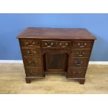 Mahogany kneehole desk