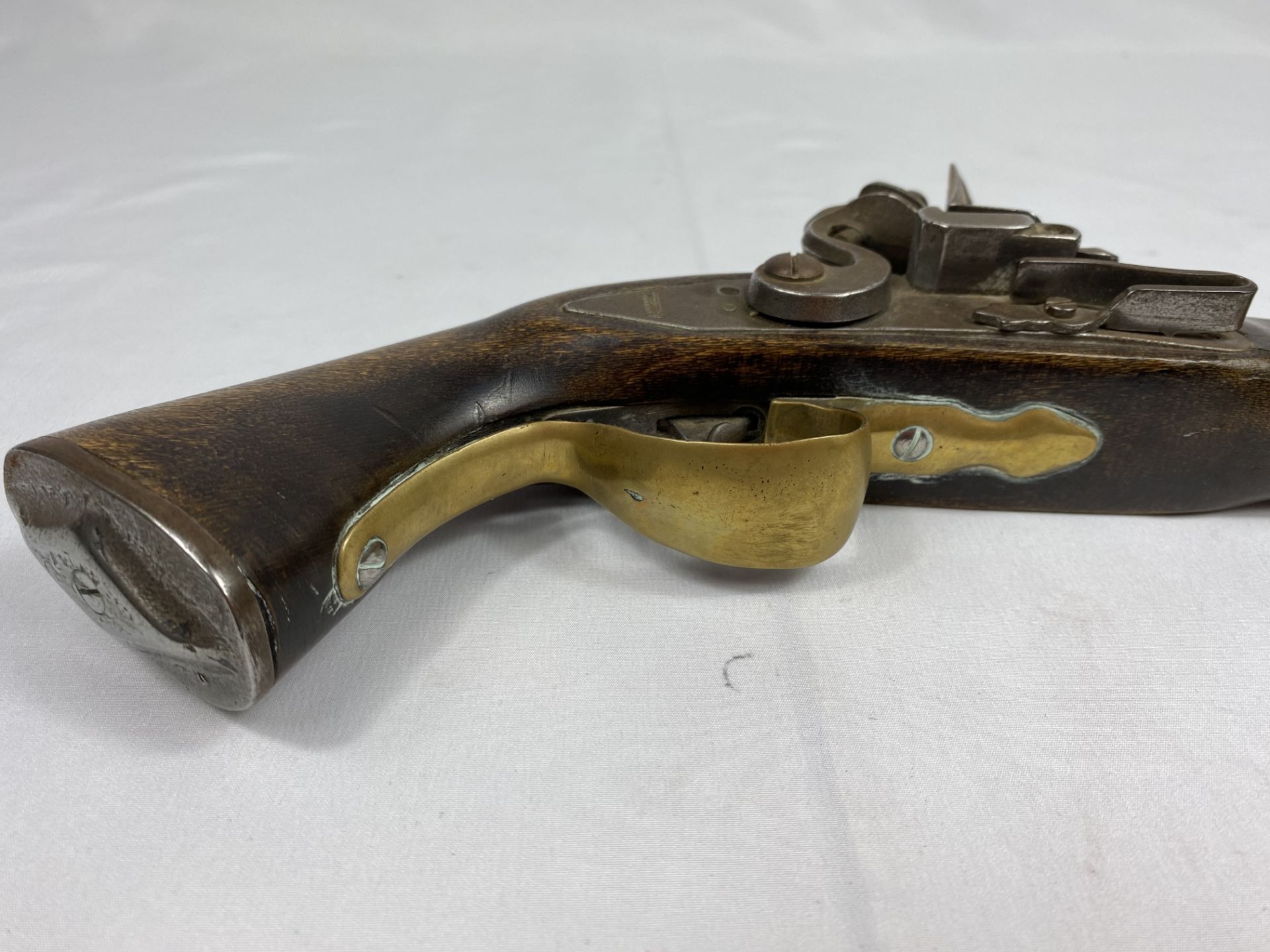 19th century muzzle loading pistol - Image 5 of 8