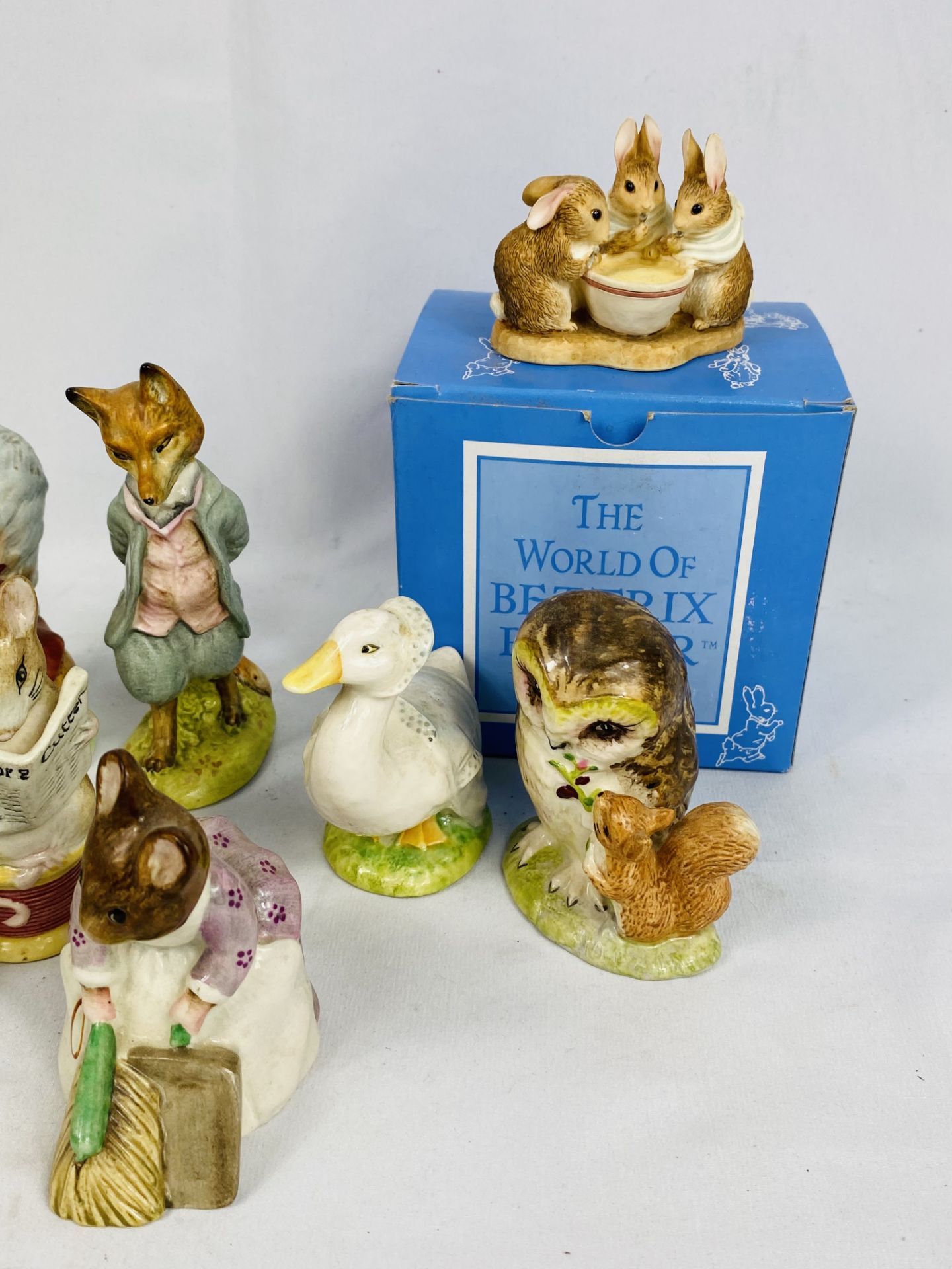Three Beswick Beatrix Potter figurines together with five others - Image 2 of 3