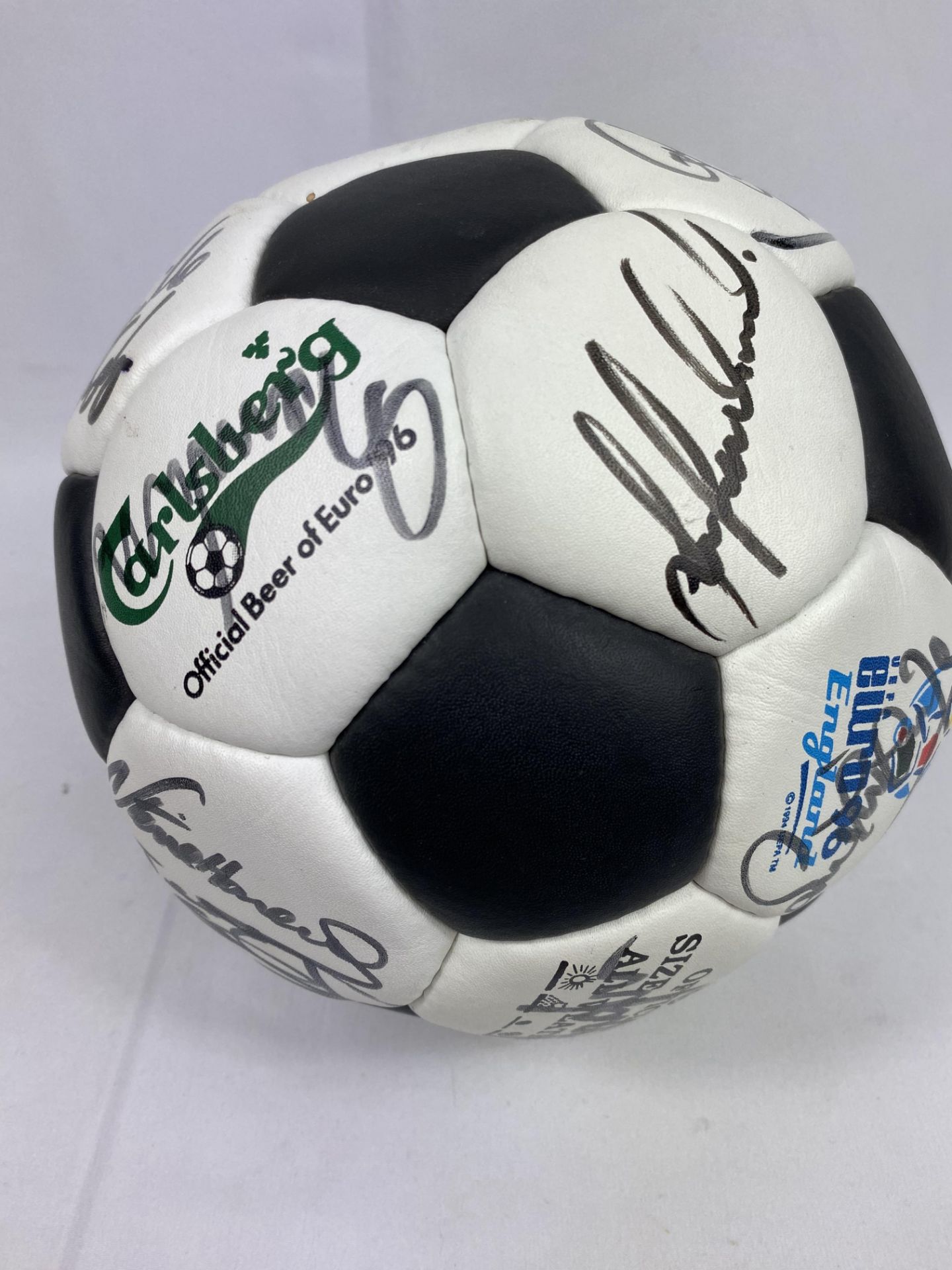 Signed Euro 96 England football - Image 4 of 4