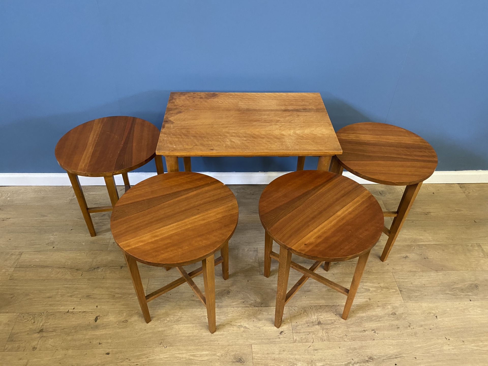 Danish teak nest of tables - Image 2 of 5