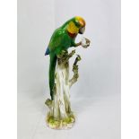 Meissen model of a parrot