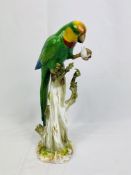 Meissen model of a parrot