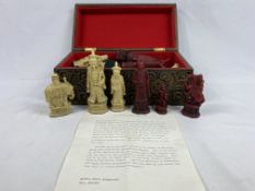 Mandarin style chess set