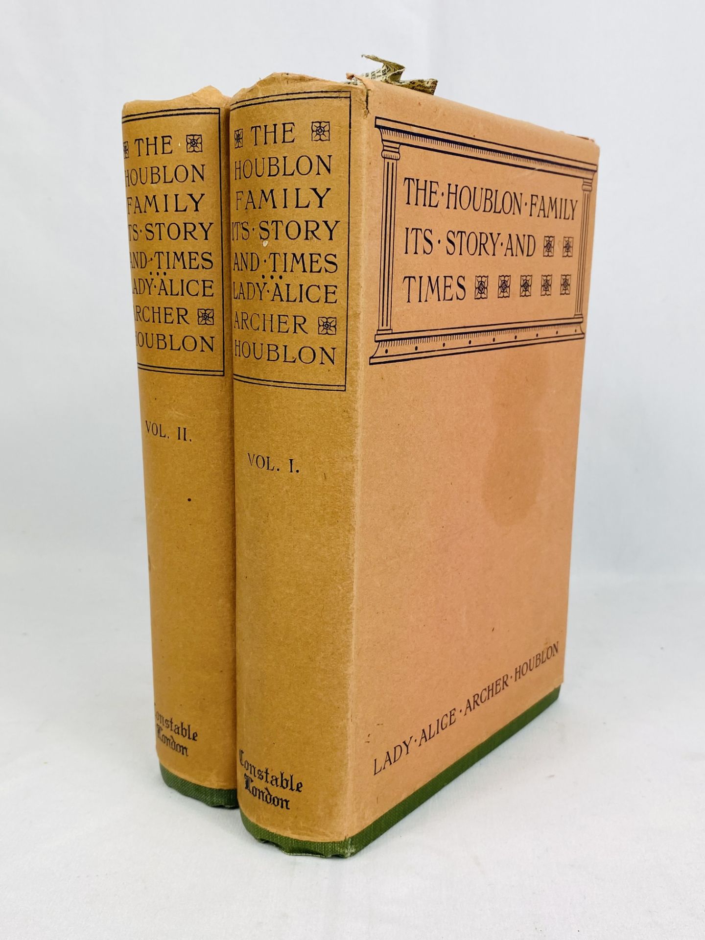 The Houblon Family its Story and Times by Lady Alice Archer Houblon, 1907